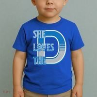 Detroit 313 She Loves The D Toddler T-Shirt thumb 2