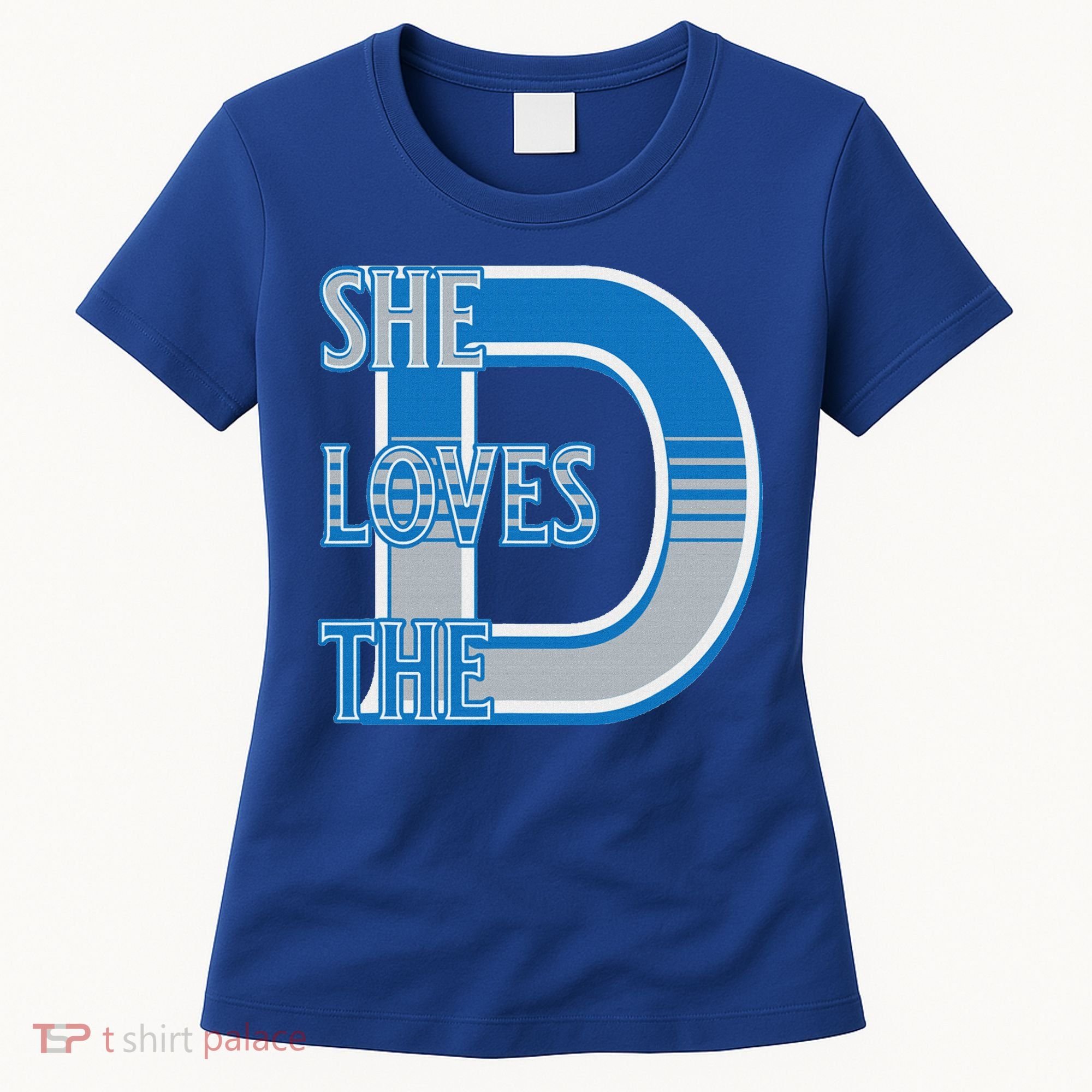 Detroit 313 She Loves The D Women's T-Shirt