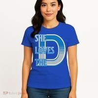 Detroit 313 She Loves The D Women's T-Shirt thumb 4