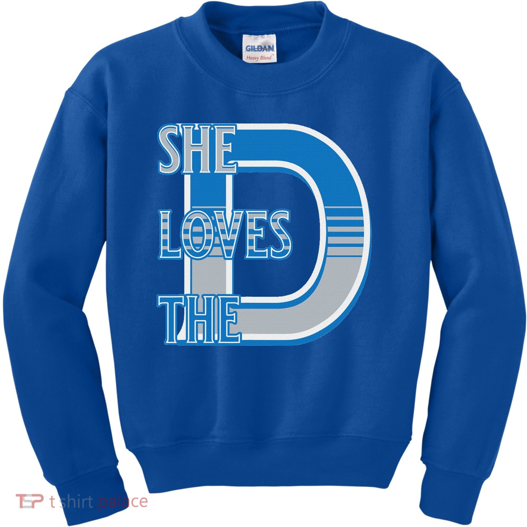 Detroit 313 She Loves The D Kids Sweatshirt