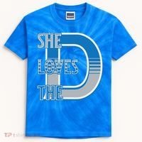 Detroit 313 She Loves The D Kids Tie-Dye T-Shirt thumb 0