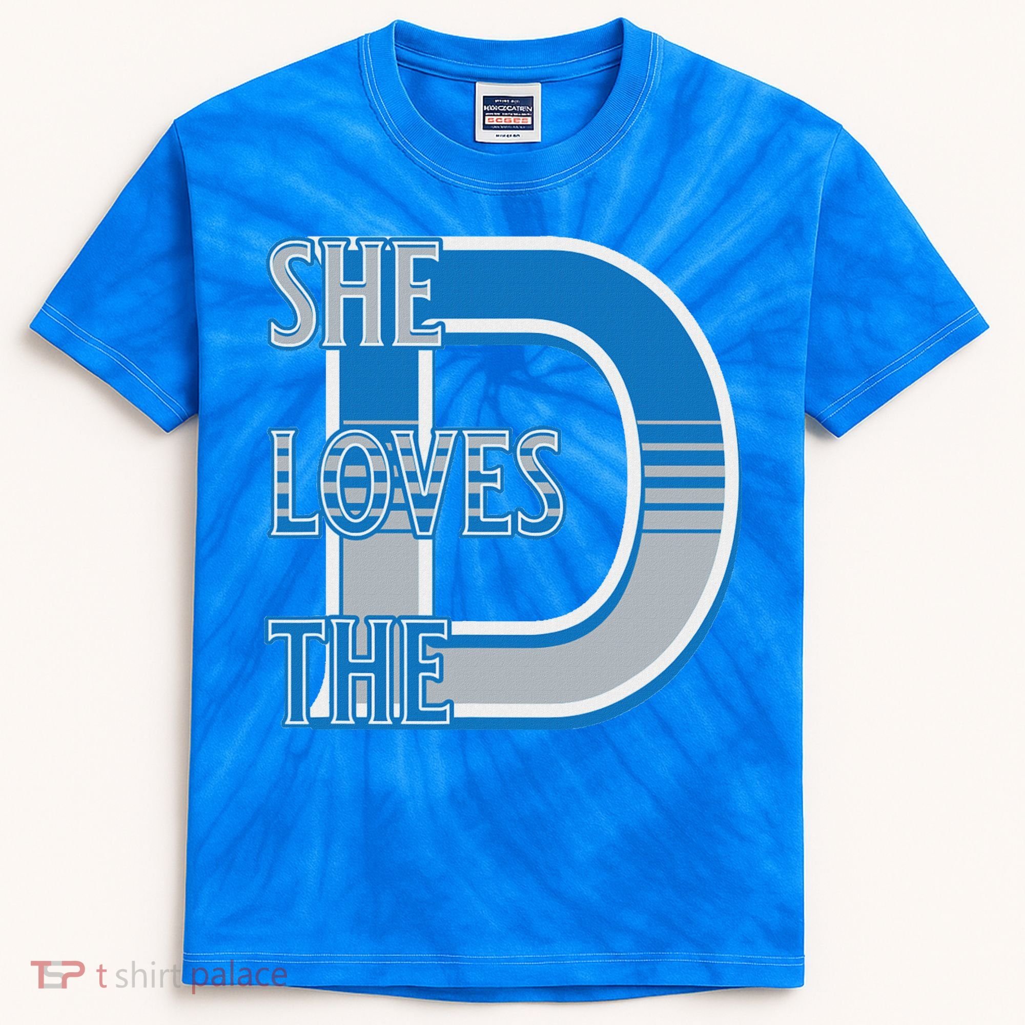 Detroit 313 She Loves The D Kids Tie-Dye T-Shirt