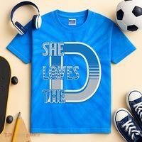 Detroit 313 She Loves The D Kids Tie-Dye T-Shirt thumb 2