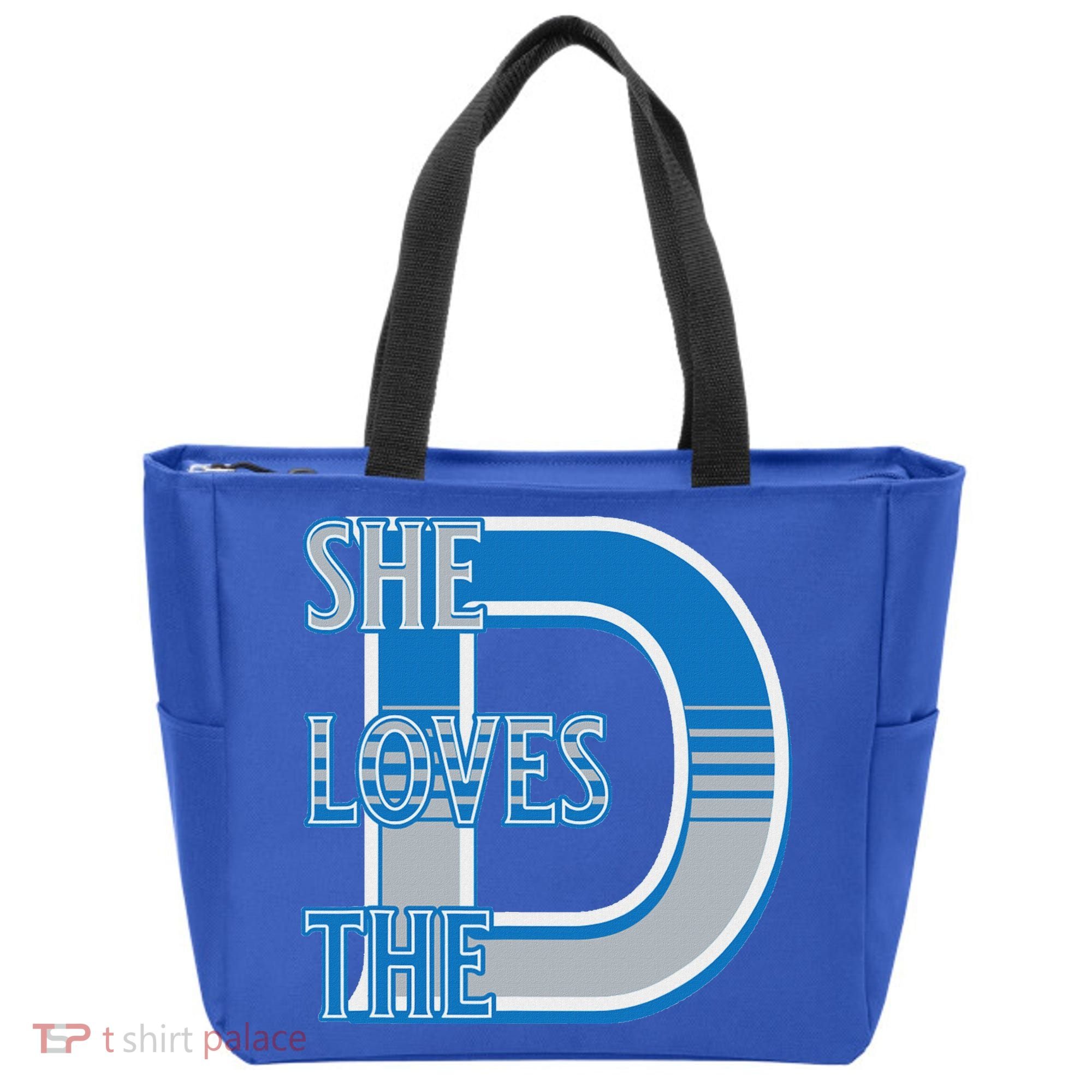 Detroit 313 She Loves The D Tote Bag