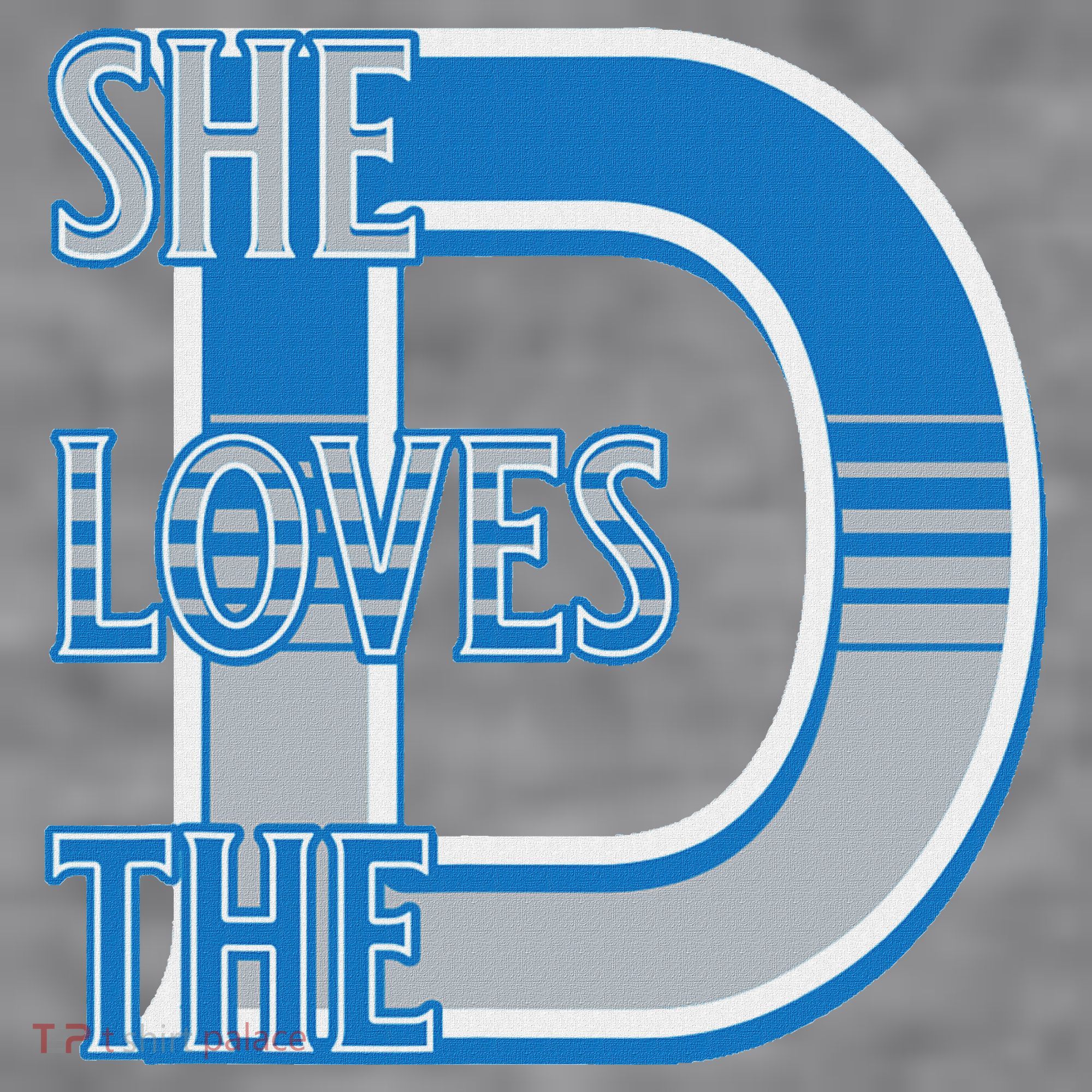 Detroit 313 She Loves The D Women's Racerback Cropped Tank