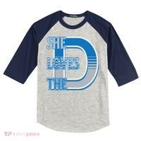 Detroit 313 She Loves The D Kids Colorblock Raglan Jersey thumb 0
