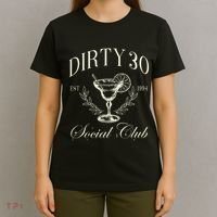 Dirty 30 Social Club 30th Birthday T-Shirt thumb 4