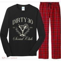 Dirty 30 Social Club 30th Birthday Long Sleeve Pajama Set thumb 0