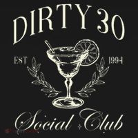 Dirty 30 Social Club 30th Birthday Mousepad thumb 1