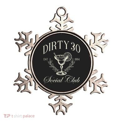 Dirty 30 Social Club 30th Birthday Ornament