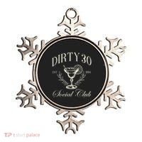 Dirty 30 Social Club 30th Birthday Ornament thumb 0