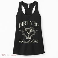 Dirty 30 Social Club 30th Birthday Women's Tank Top thumb 0
