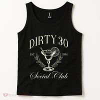 Dirty 30 Social Club 30th Birthday Tank Top thumb 2