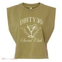 Dirty 30 Social Club 30th Birthday Garment-Dyed Women's Muscle Tee thumb 0