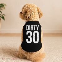 Dirty 30 Thirty Male Him Fun 30 Funny 30th Birthday Doggie Tank thumb 2