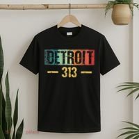 Detroit 313 Vintage T-Shirt thumb 2