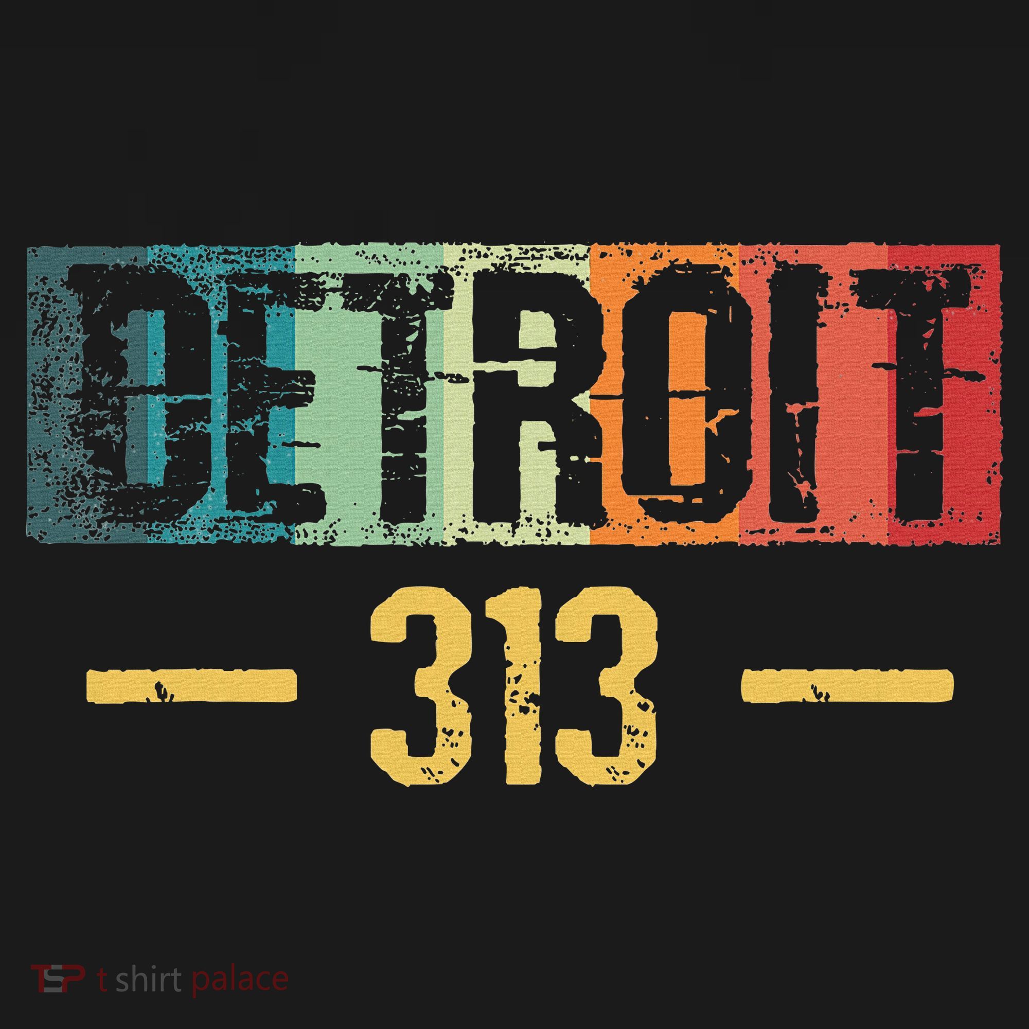 Detroit 313 Vintage T-Shirt