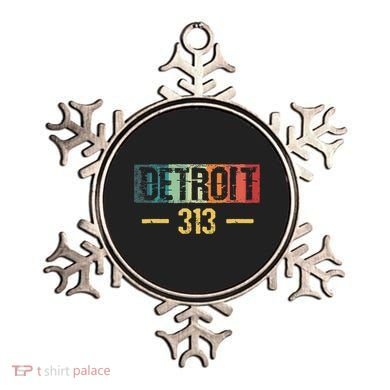 Detroit 313 Vintage Ornament