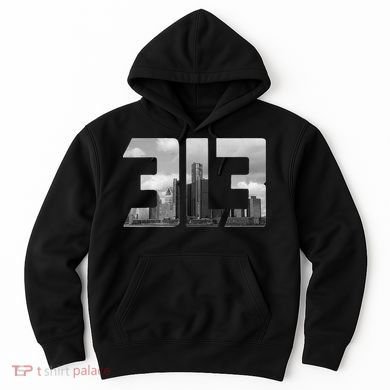 Detroit 313 Vintage Hoodie