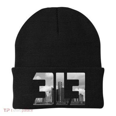 Detroit 313 Vintage Beanie