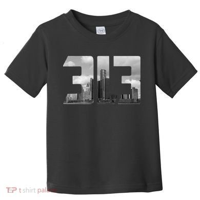 Detroit 313 Vintage Toddler T-Shirt
