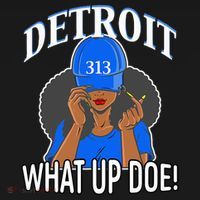 Detroit 313 What Up Doe African American Woman Women's Tank Top thumb 5