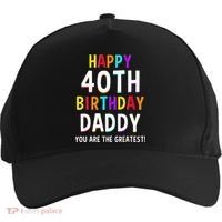 Daddy 40th Birthday Happy Birthday Five-Panel Snapback Cap thumb 0