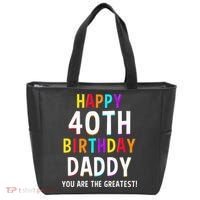 Daddy 40th Birthday Happy Birthday Tote Bag thumb 0
