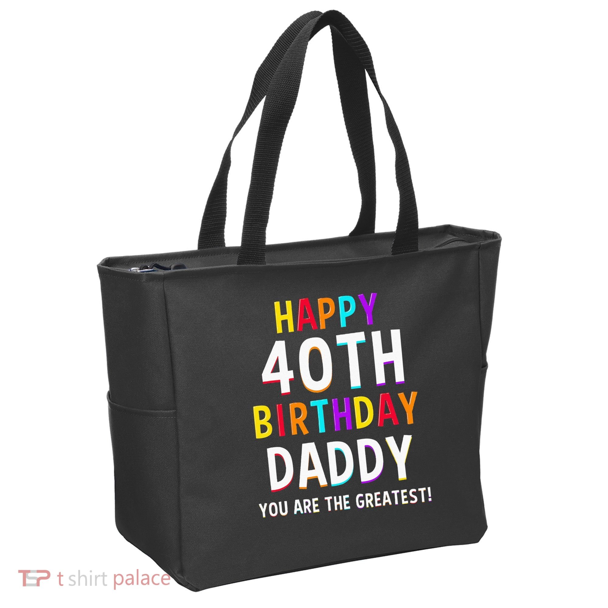 Daddy 40th Birthday Happy Birthday Tote Bag