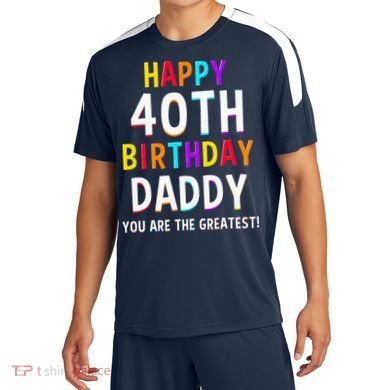 Daddy 40th Birthday Happy Birthday Soccer Jersey