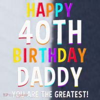 Daddy 40th Birthday Happy Birthday Sport-Tek Competitor United Soccer Jersey thumb 4