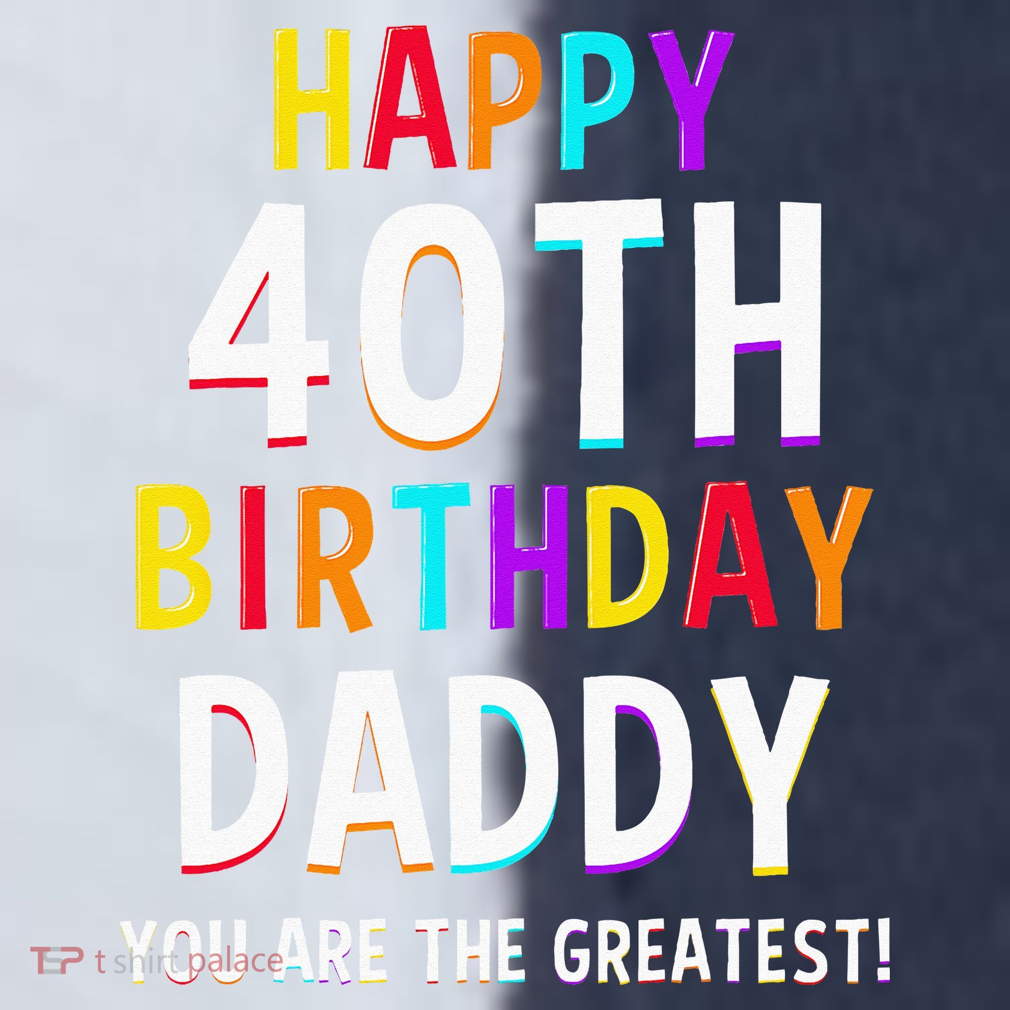 Daddy 40th Birthday Happy Birthday Sport-Tek Competitor United Soccer Jersey
