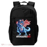 Dinosaur 4th Of July Amerisaurus T Rex Funny Backpack thumb 0