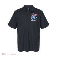 Dinosaur 4th Of July Amerisaurus T Rex Funny Polo thumb 0