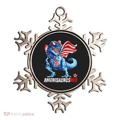 Dinosaur 4th Of July Amerisaurus T Rex Funny Ornament