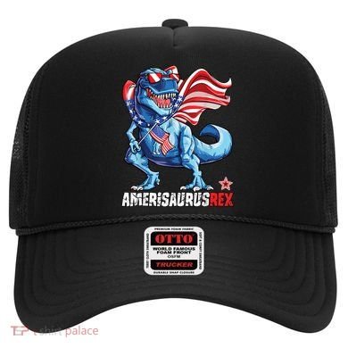 Dinosaur 4th Of July Amerisaurus T Rex Funny Hat