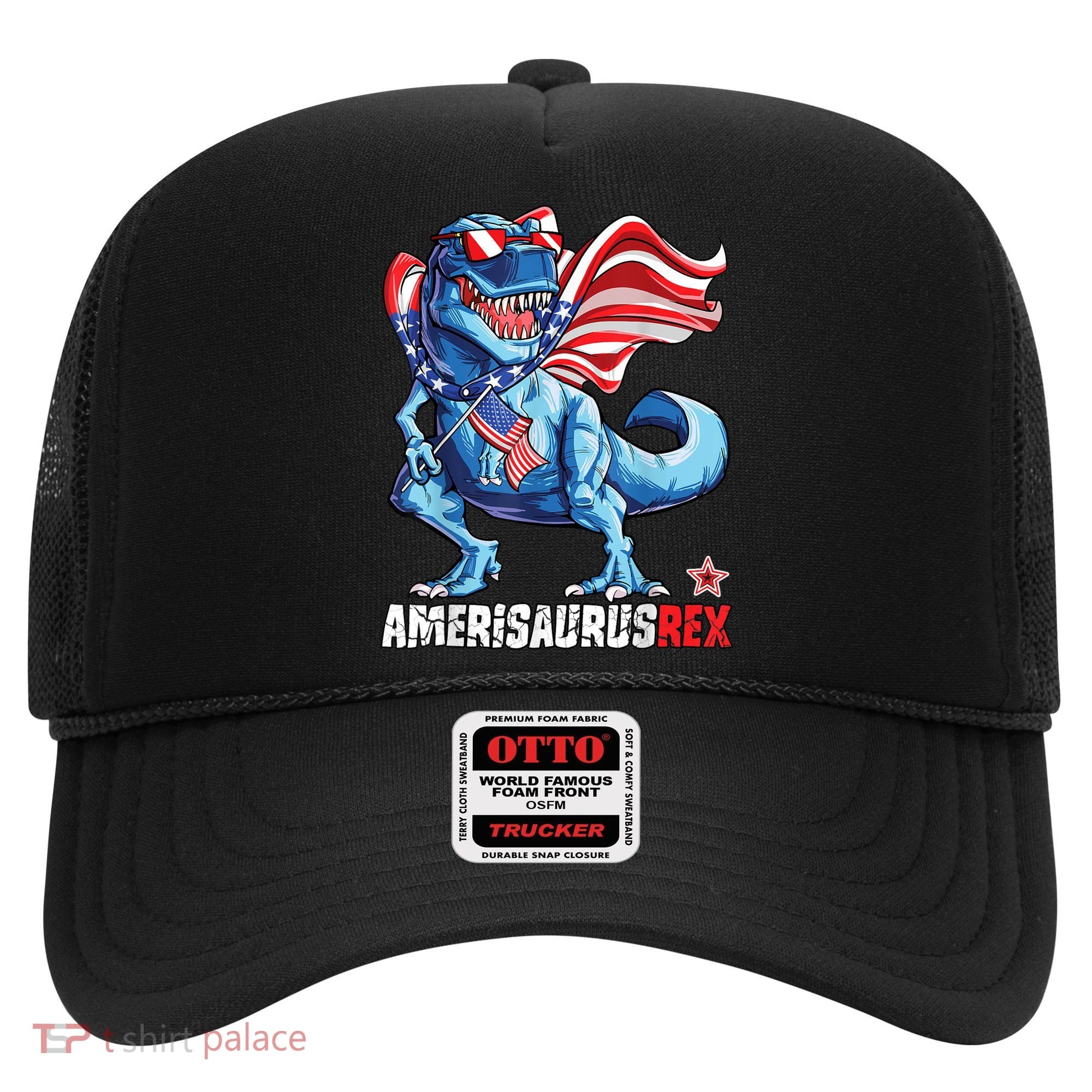 Dinosaur 4th Of July Amerisaurus T Rex Funny Hat