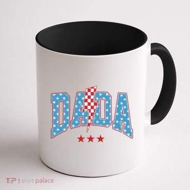 Dada 4th Of July Usa Festive Coffee Mug back