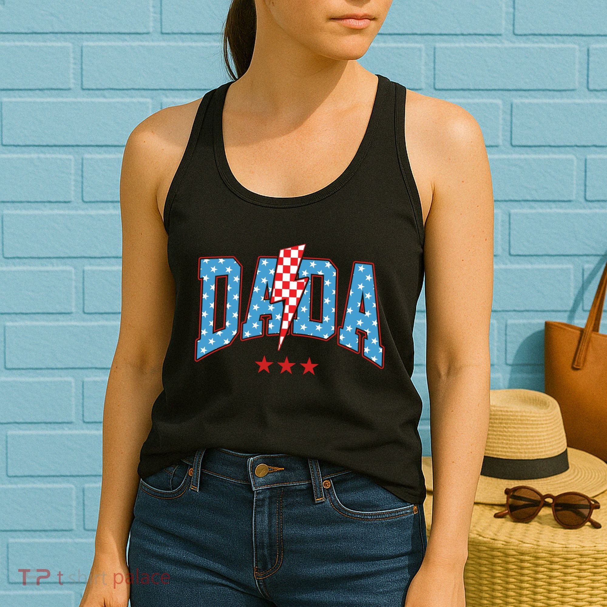 Dada 4th Of July Usa Festive Women's Tank Top