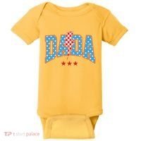 Dada 4th Of July Usa Festive Baby Bodysuit thumb 0