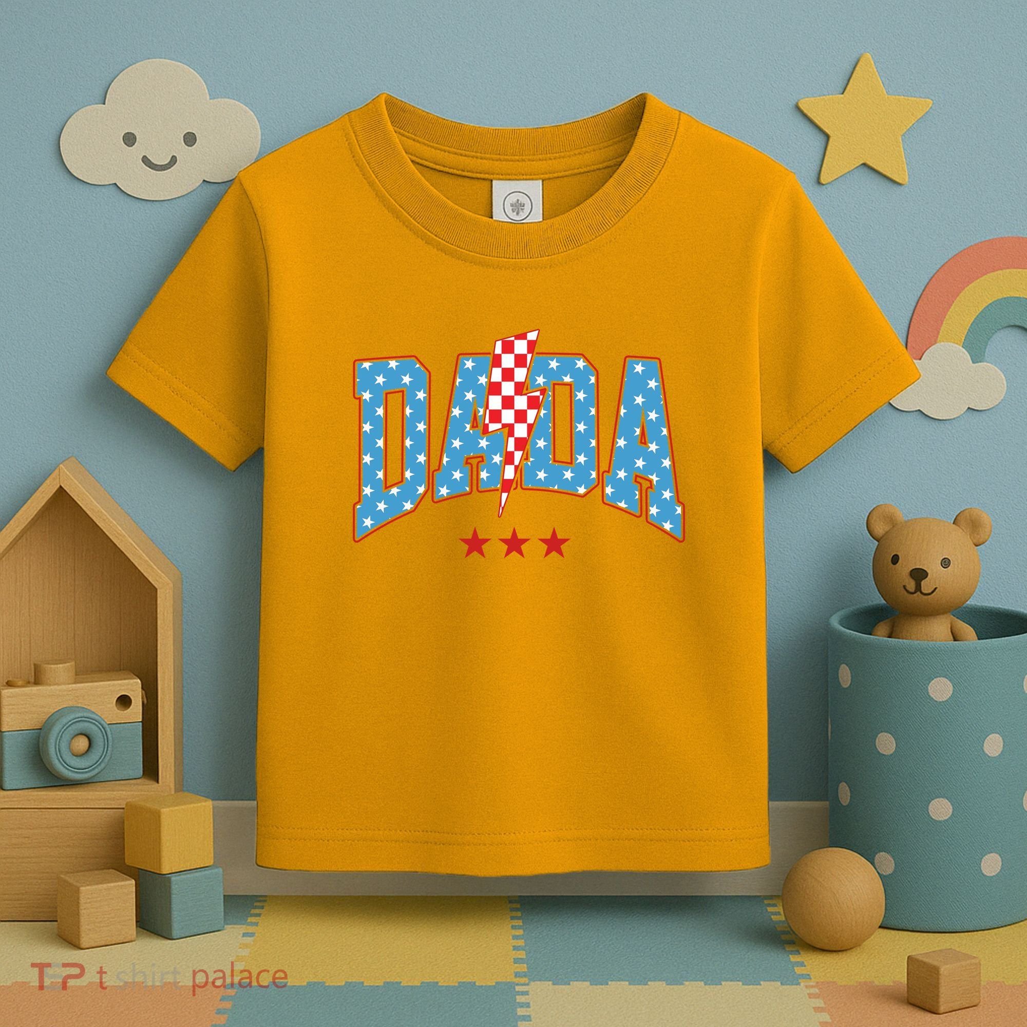 Dada 4th Of July Usa Festive Toddler T-Shirt