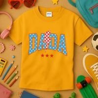 Dada 4th Of July Usa Festive Kids T-Shirt thumb 3