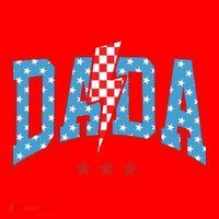 Dada 4th Of July Usa Festive Santa Hat thumb 1
