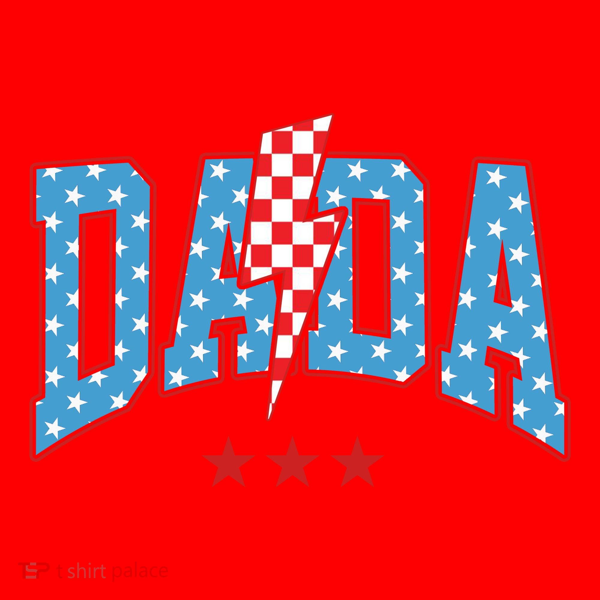 Dada 4th Of July Usa Festive Santa Hat