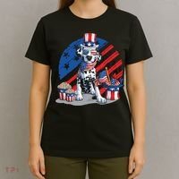 Dalmatian 4th Of July American Sunglasses Dog Puppy Usa Gift T-Shirt thumb 4