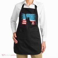 Distressed 4th Of July Liberty Flag Apron thumb 2