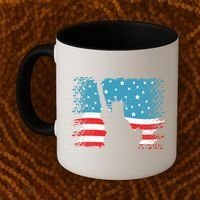 Distressed 4th Of July Liberty Flag Coffee Mug thumb 2