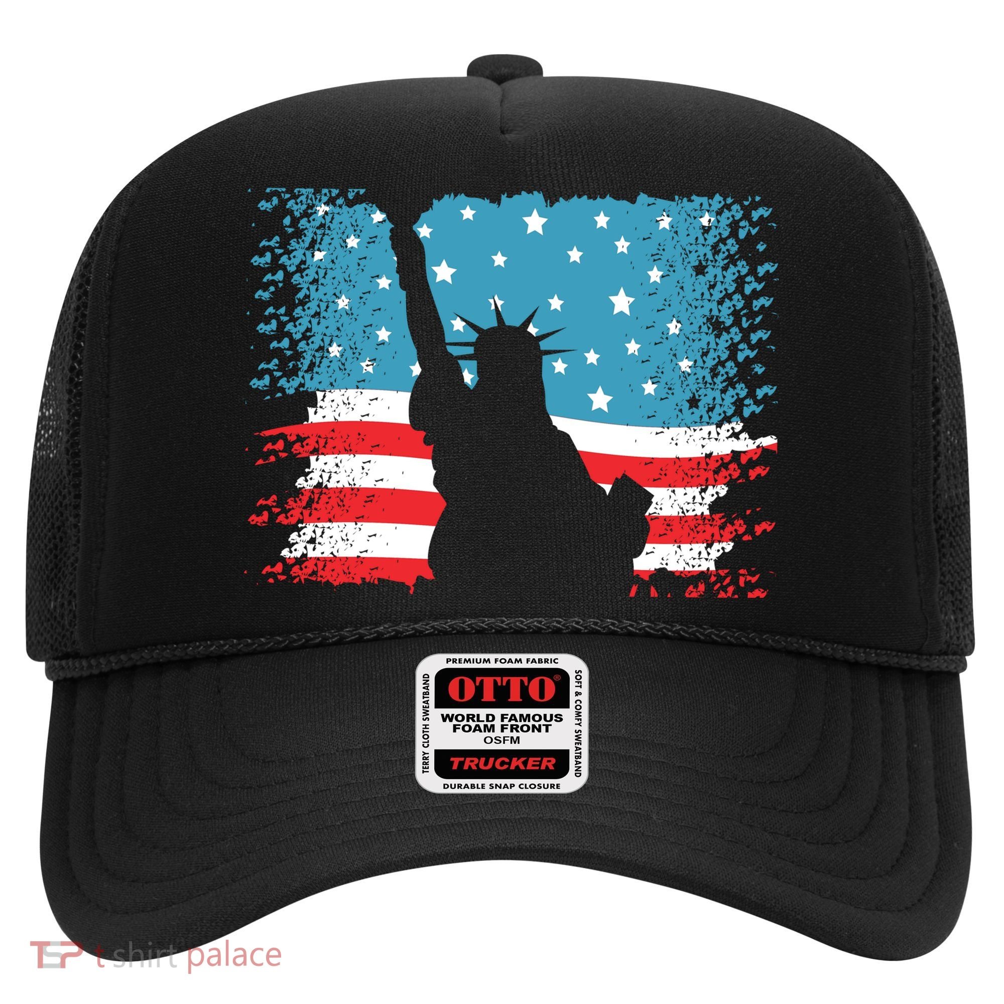 Distressed 4th Of July Liberty Flag Hat