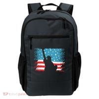 Distressed 4th Of July Liberty Flag Backpack thumb 0