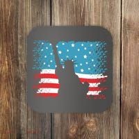 Distressed 4th Of July Liberty Flag Coaster thumb 0